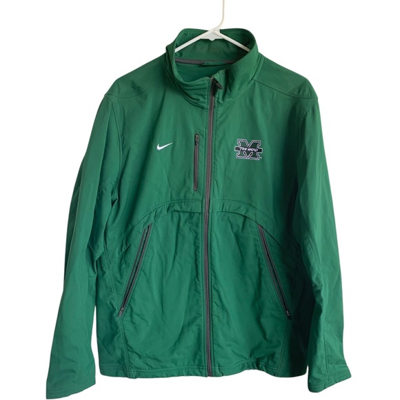 Nike Marshall Thundering Herd Jacket Adult Size Medium Swoosh Logo - Picture 1 of 6